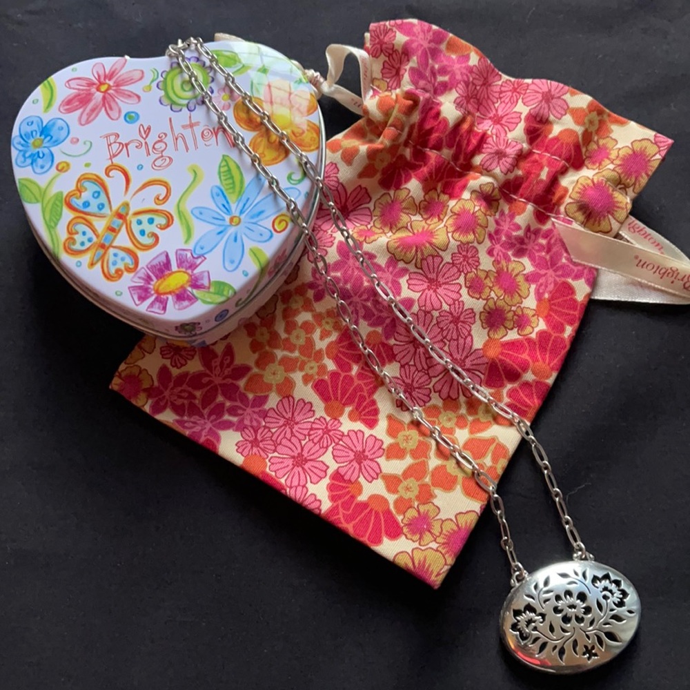 Hard to Find! Brighton Floral Pendant Necklace